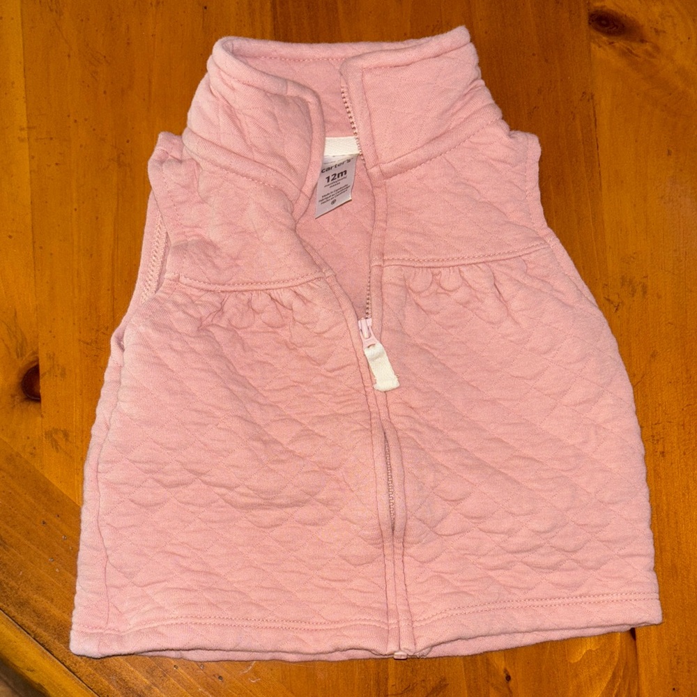 Carter's Pink Quilted Vest for Kids